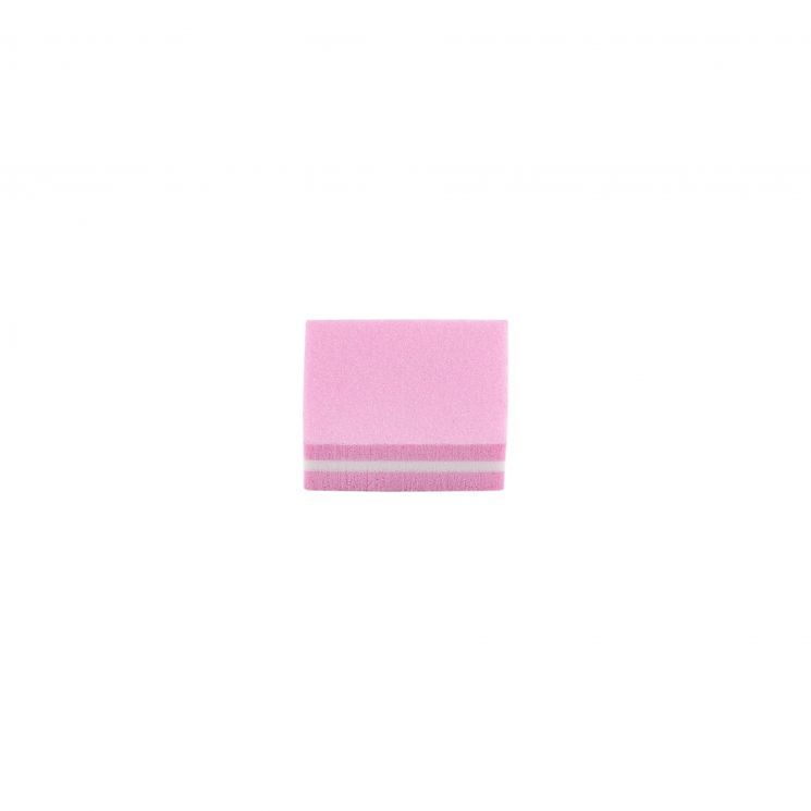 Баф для ногтей   мини розовый 180/240 , размер 3,3*2,7см