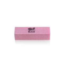 Баф для ногтей E.co Nails розовый 100/100