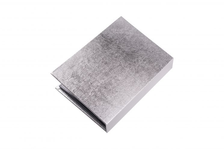 Альбом E.co Nails для хранения наклеек серебряный