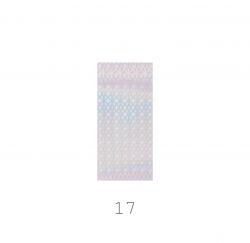 Фольга E.Co Nails для дизайна ногтей в пакете №17